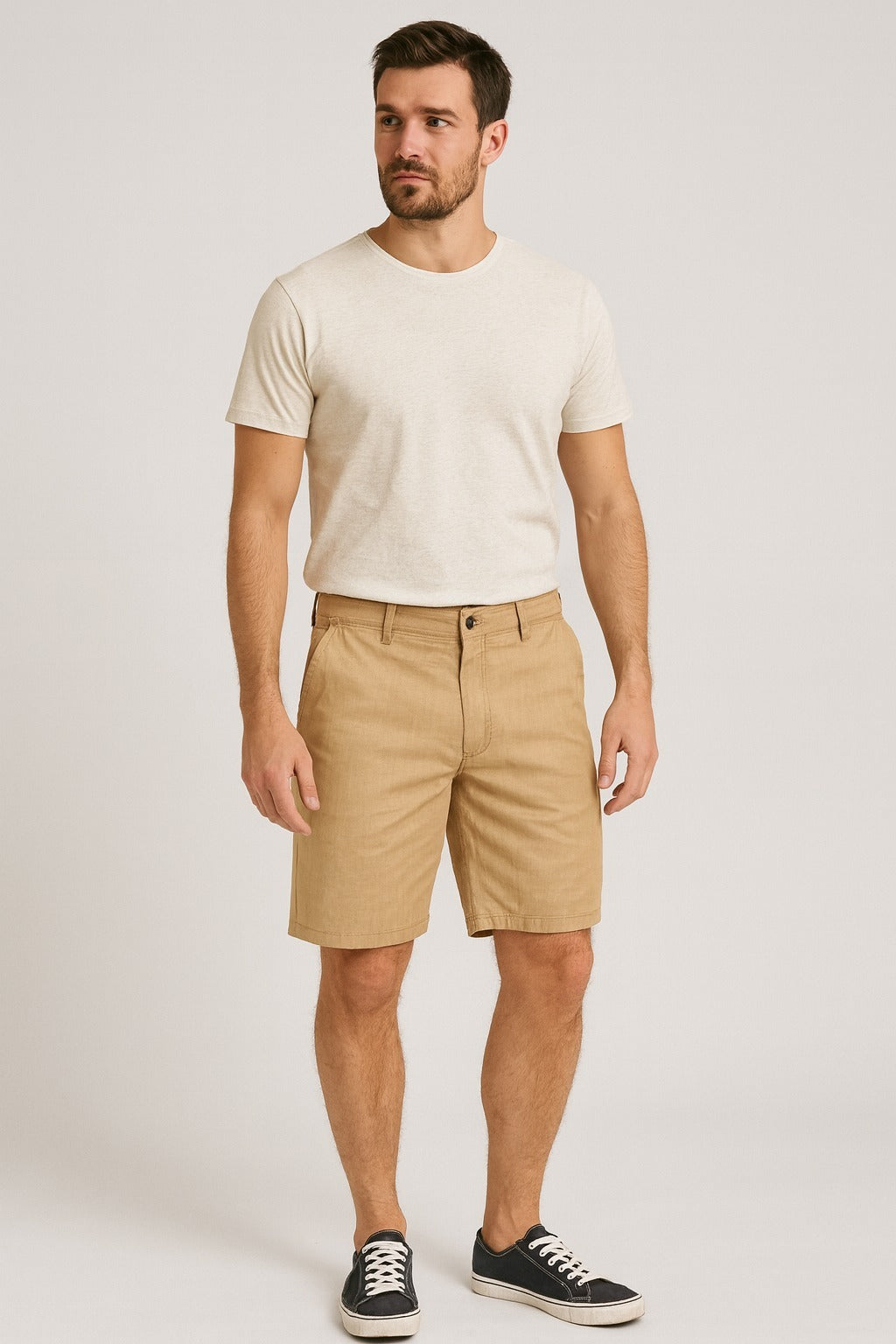 MEN'S BEIGE SHORT