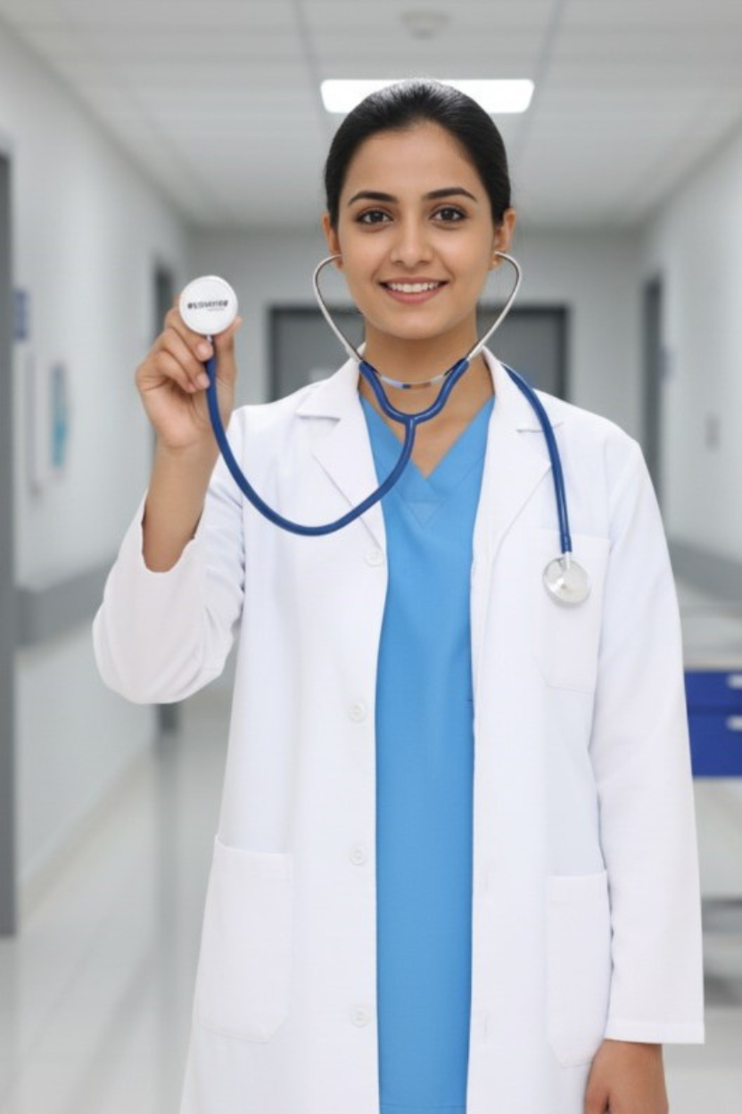 PROFESSIONAL FEMALE SAMARA LONG LENGTH LAB COAT