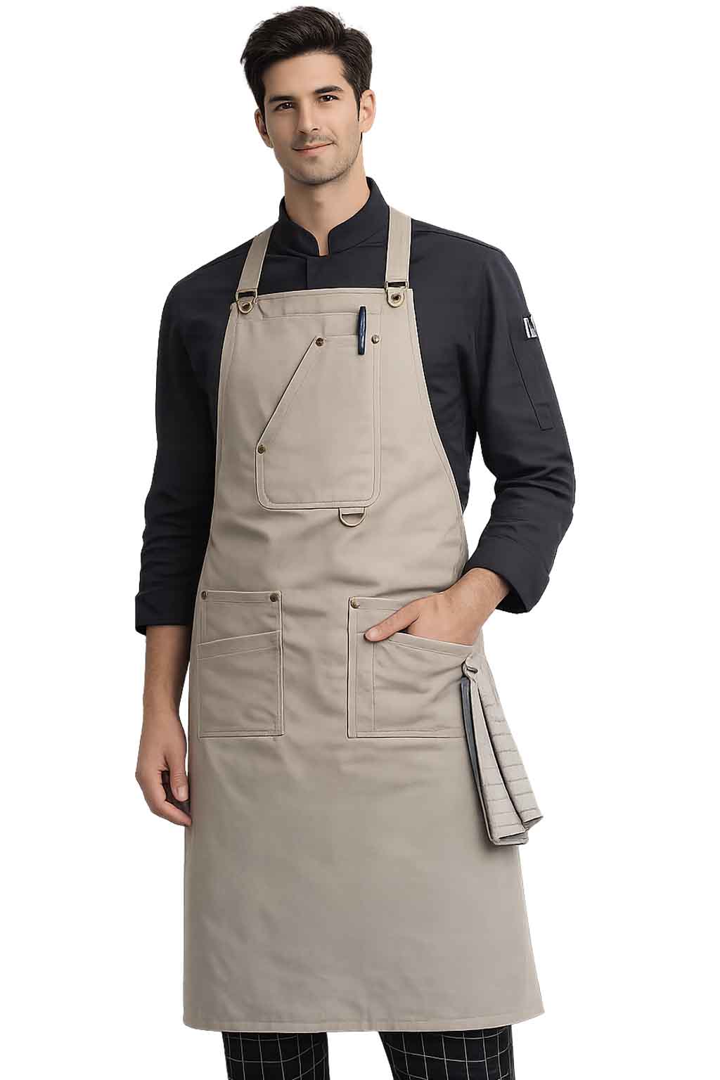 VIANNA CROSS BACK APRON