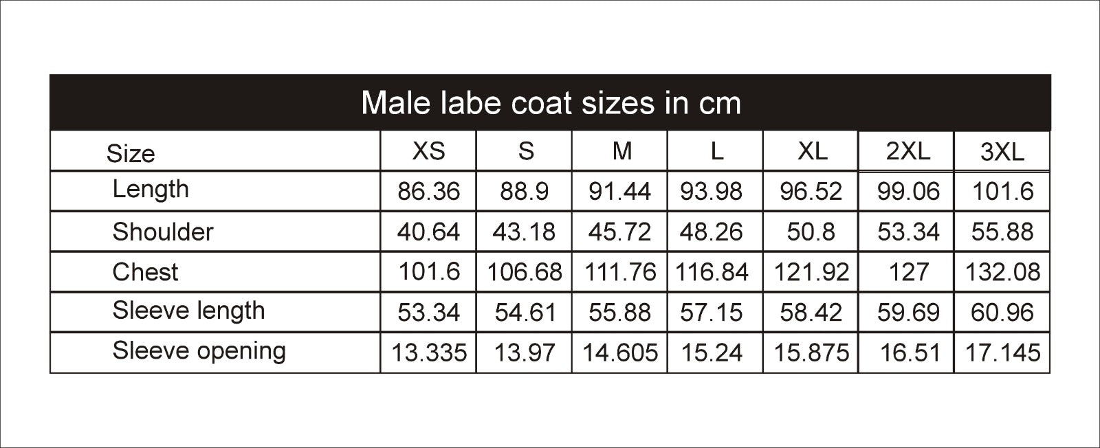 PROFESSIONAL MALE VIENNA LONG LENGTH LAB COAT