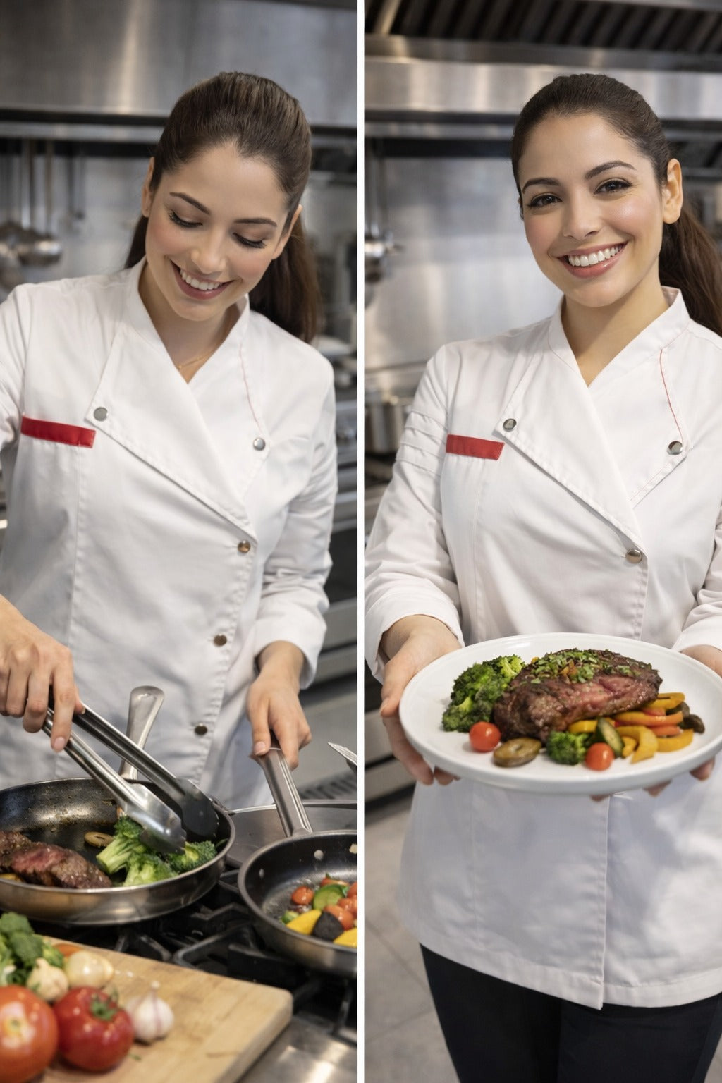 FEMALE LUISA PROFESSIONAL CHEF JACKET