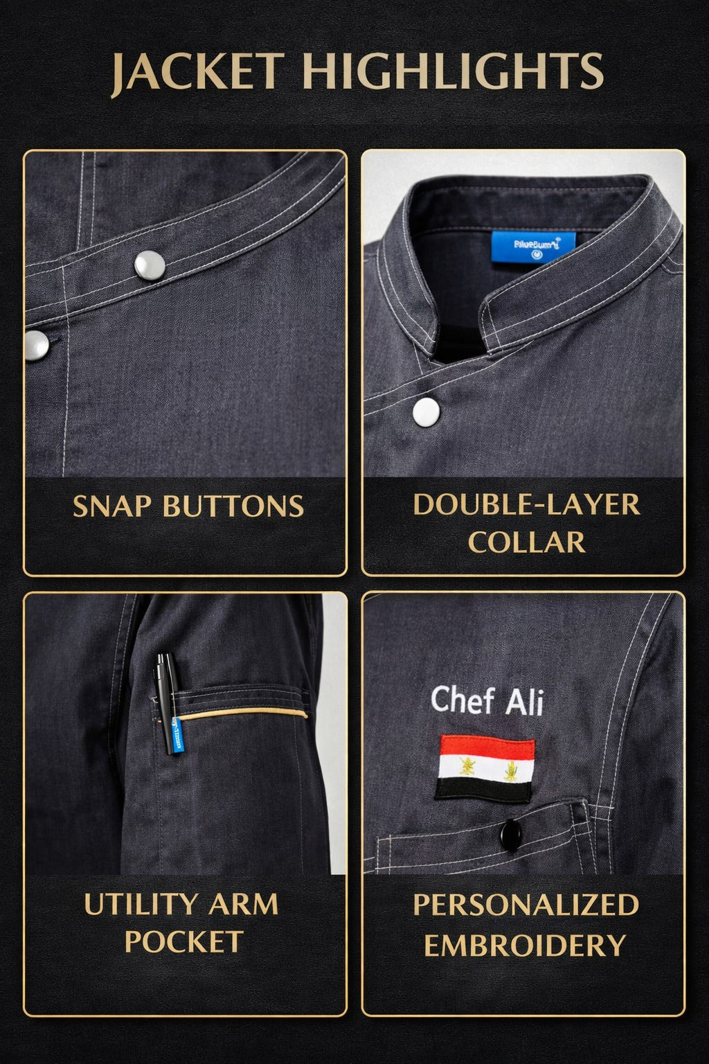SEOUL PROFESSIONAL CHEF JACKET