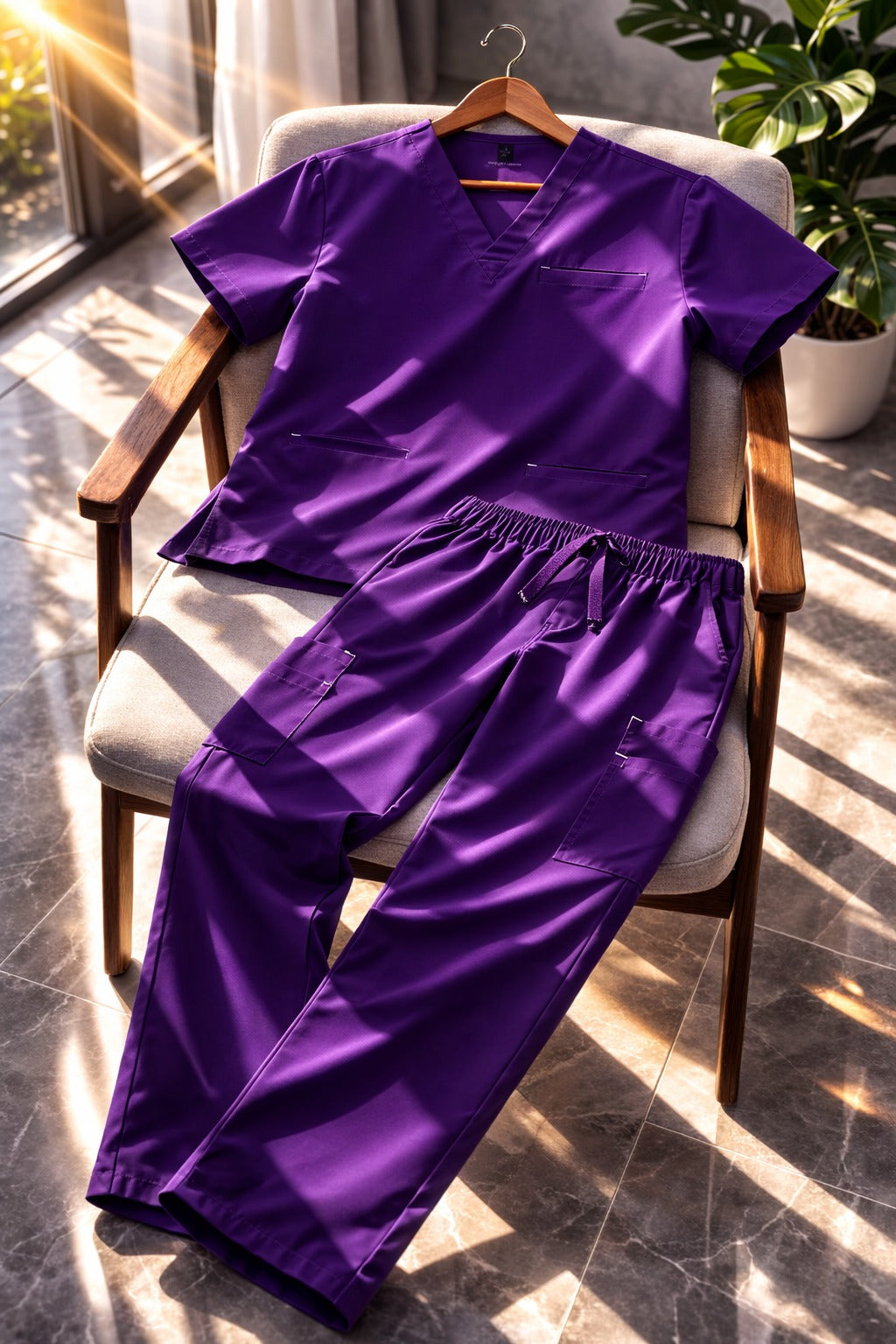 UNISEX MILANO SCRUB SUIT (COMBO OF 2 SCRUB SETS)