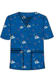 UNISEX PRINTED SCRUB TOP