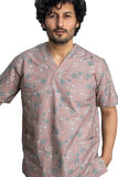 UNISEX DENTIST SCRUB TOP