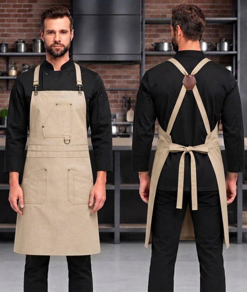 VIENNA CROSS BACK APRON