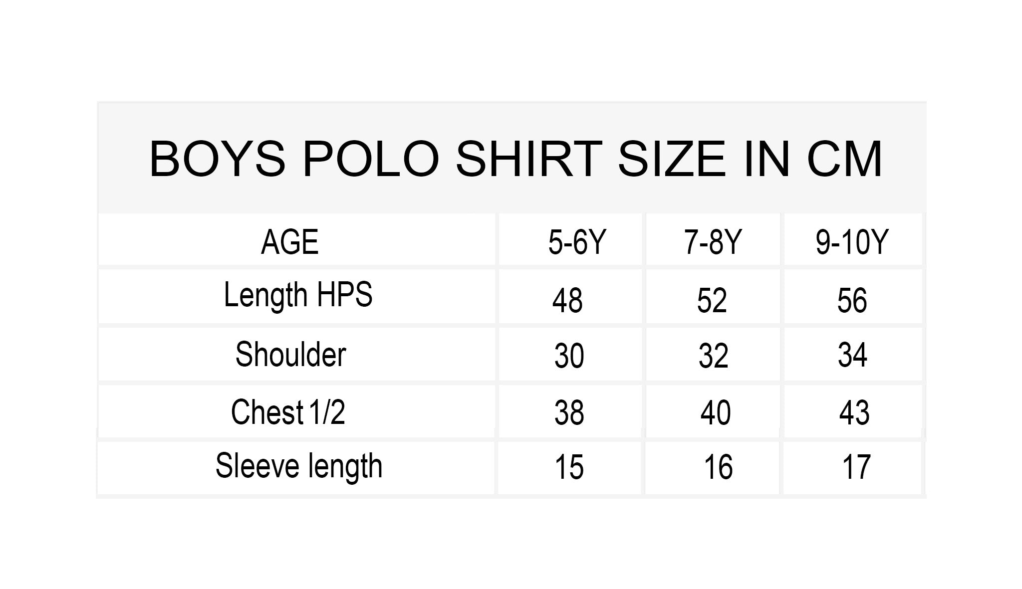 BOY'S VIVID BLUE POLO SHIRT