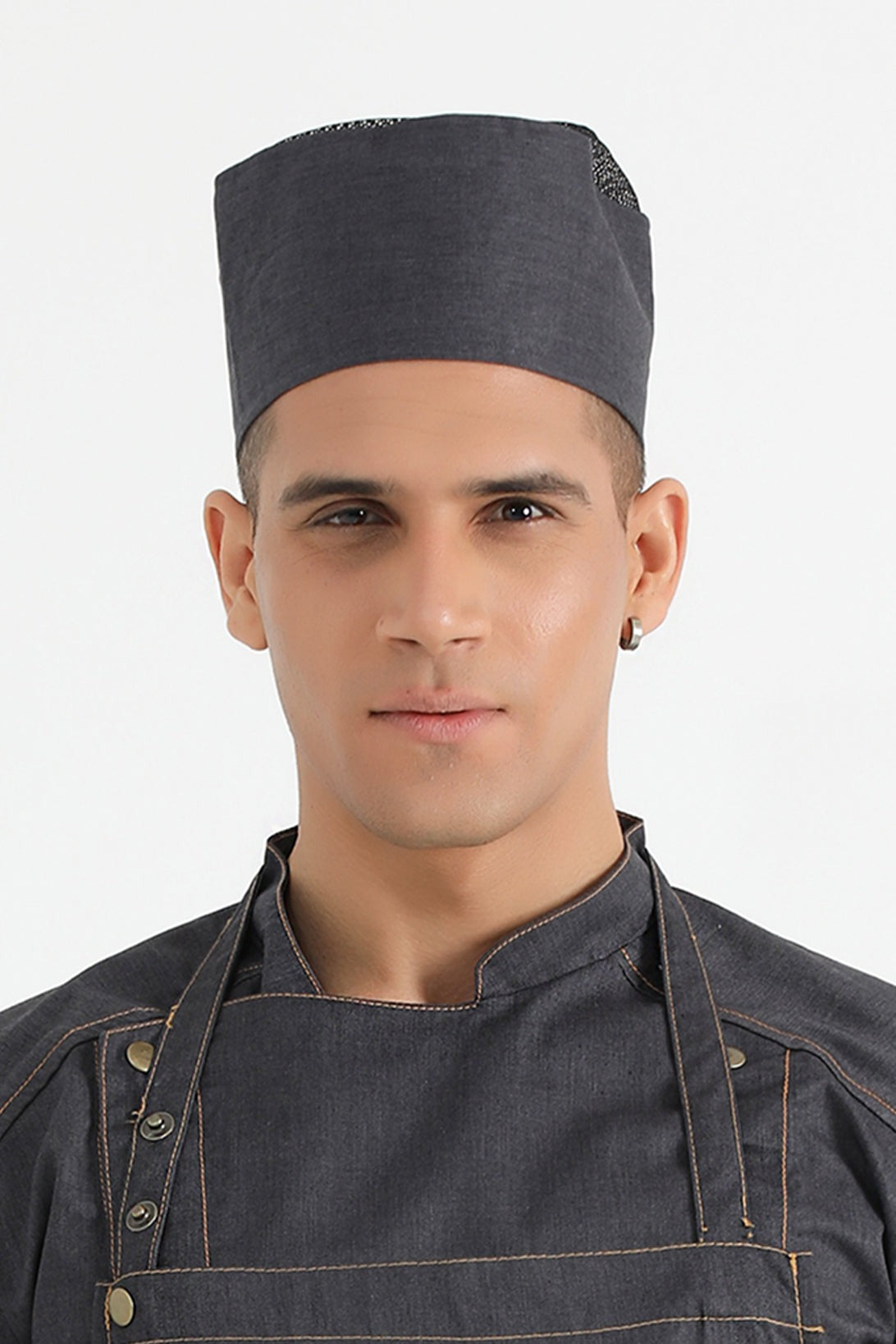 PROFESSIONAL UNISEX BRISTLE CHEF CAP