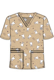 UNISEX DENTIST SCRUB TOP