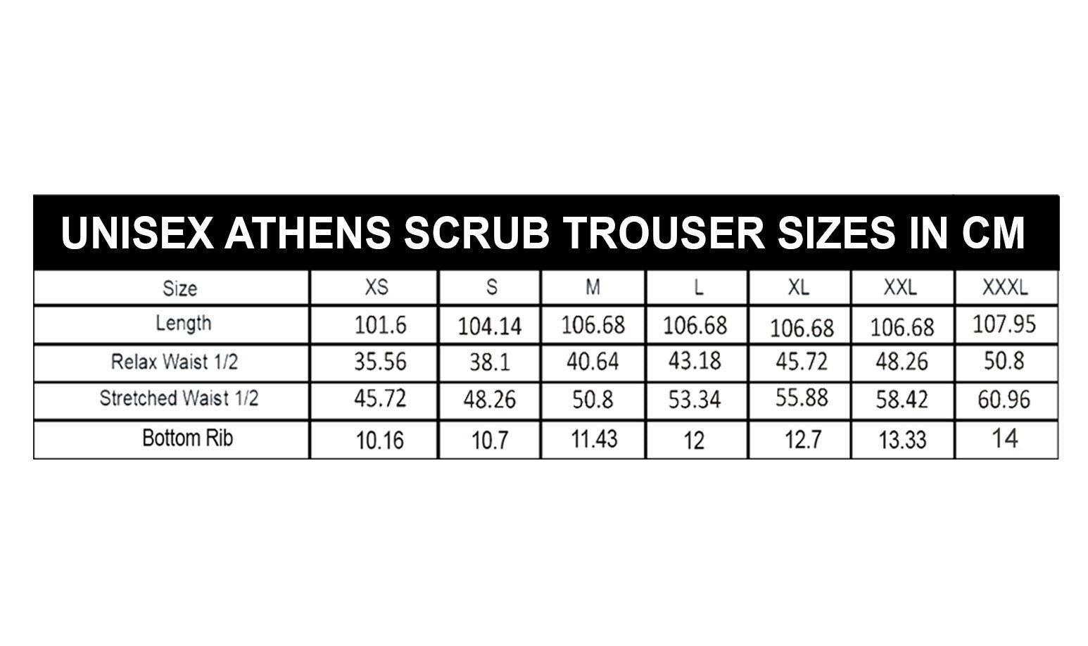 PROFESSIONAL UNISEX ATHENS SCRUB TROUSER