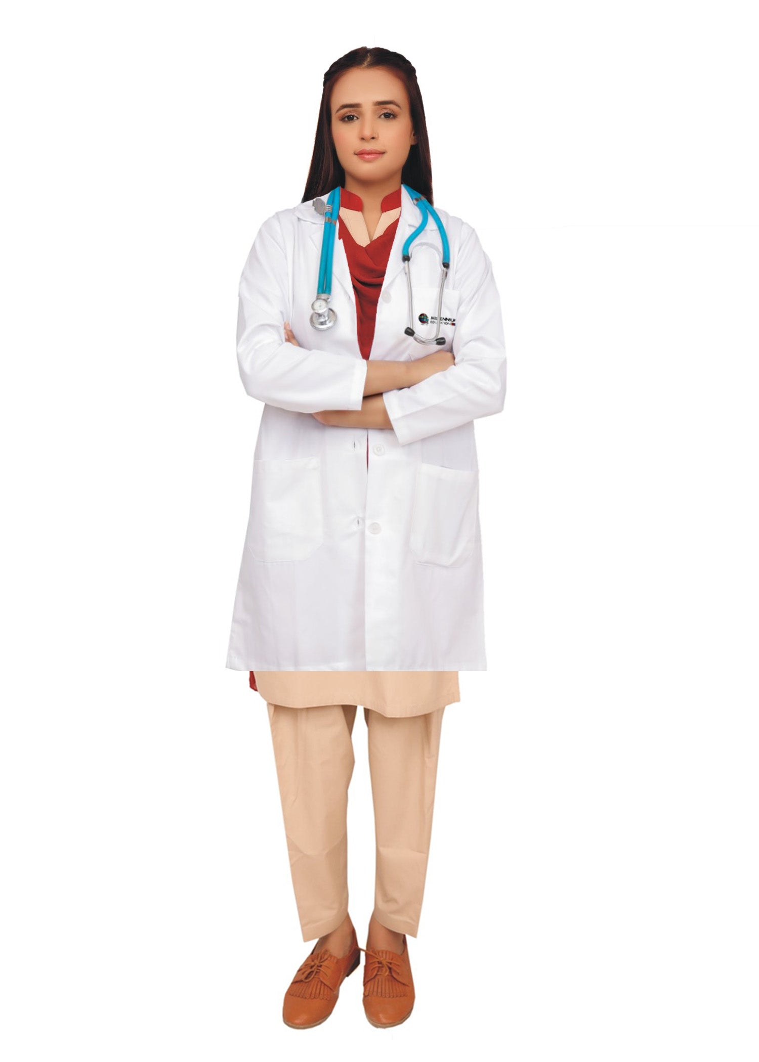 ROOTS UNISEX LAB COAT WITH RMS LOGO