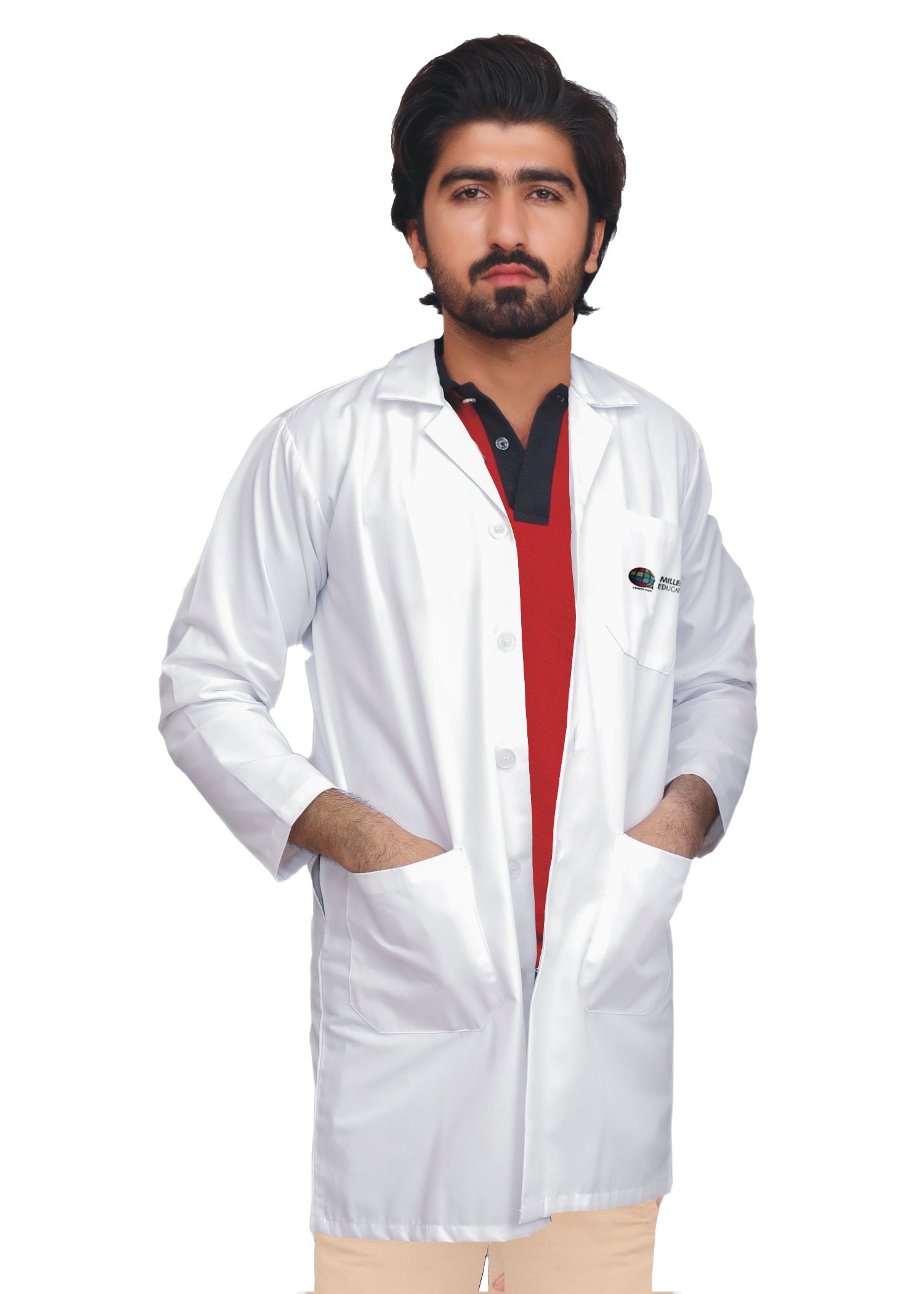 ROOTS UNISEX LAB COAT WITH RMS LOGO