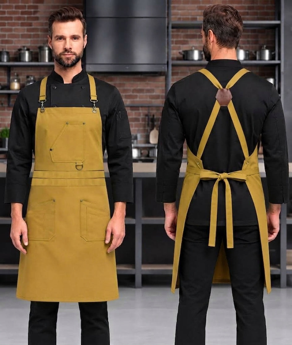VIENNA CROSS BACK APRON