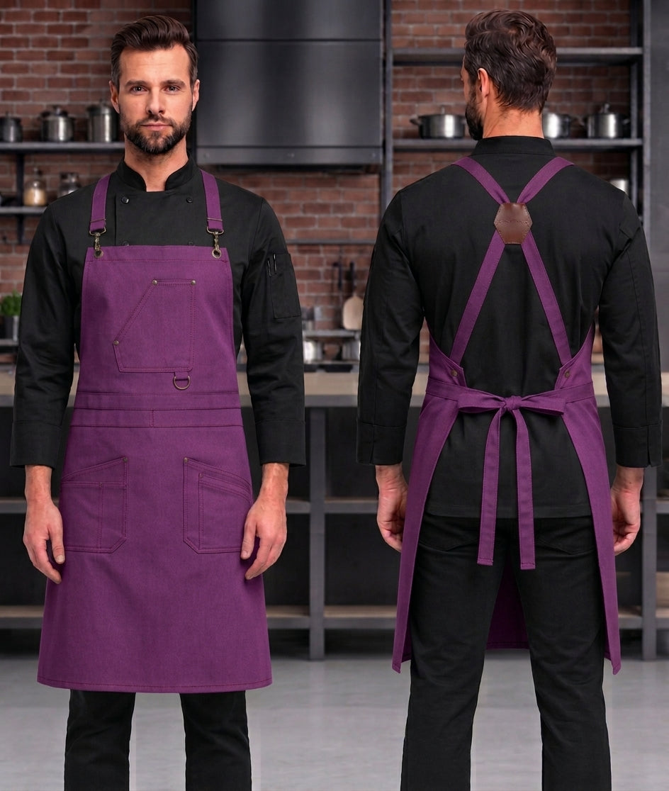 VIENNA CROSS BACK APRON