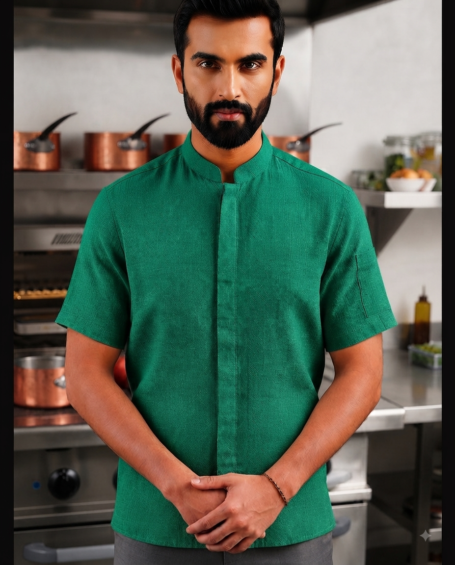 CHEF'S COOL KITCHEN SHIRT – 100% COTTON MUSLIN WEAVE