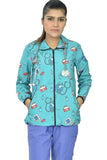 PROFESSIONAL PRINTED WARM UP JACKET