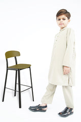 BOYS SUIT OLIVE WITH EMB