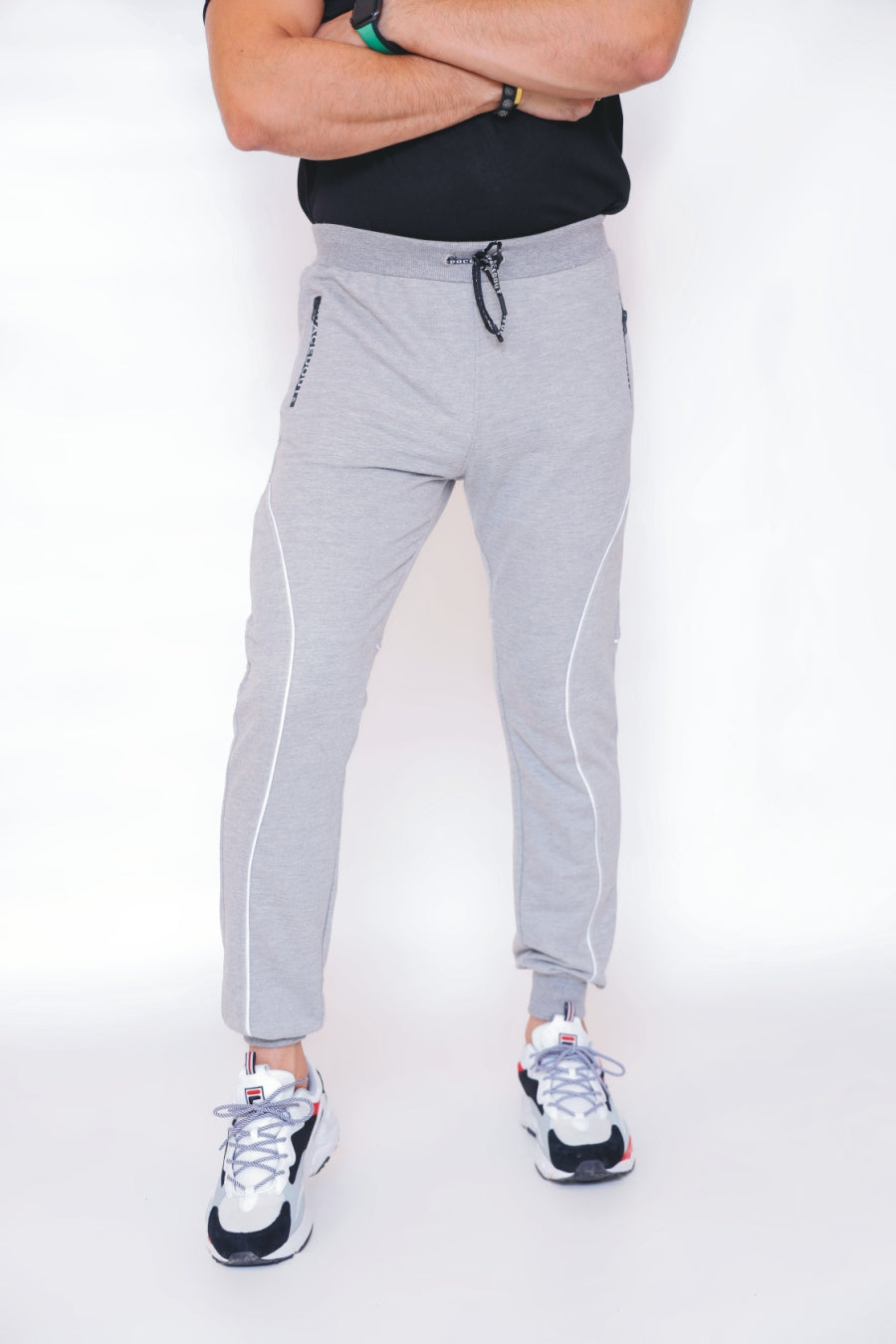 MEN'S COOL GREY TERRY JOGGER PANT