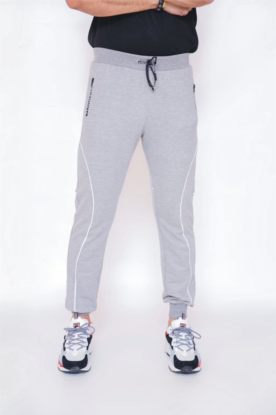 MEN'S COOL GREY TERRY JOGGER PANT