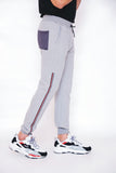 Men’s terry cool gray terry jogger pant