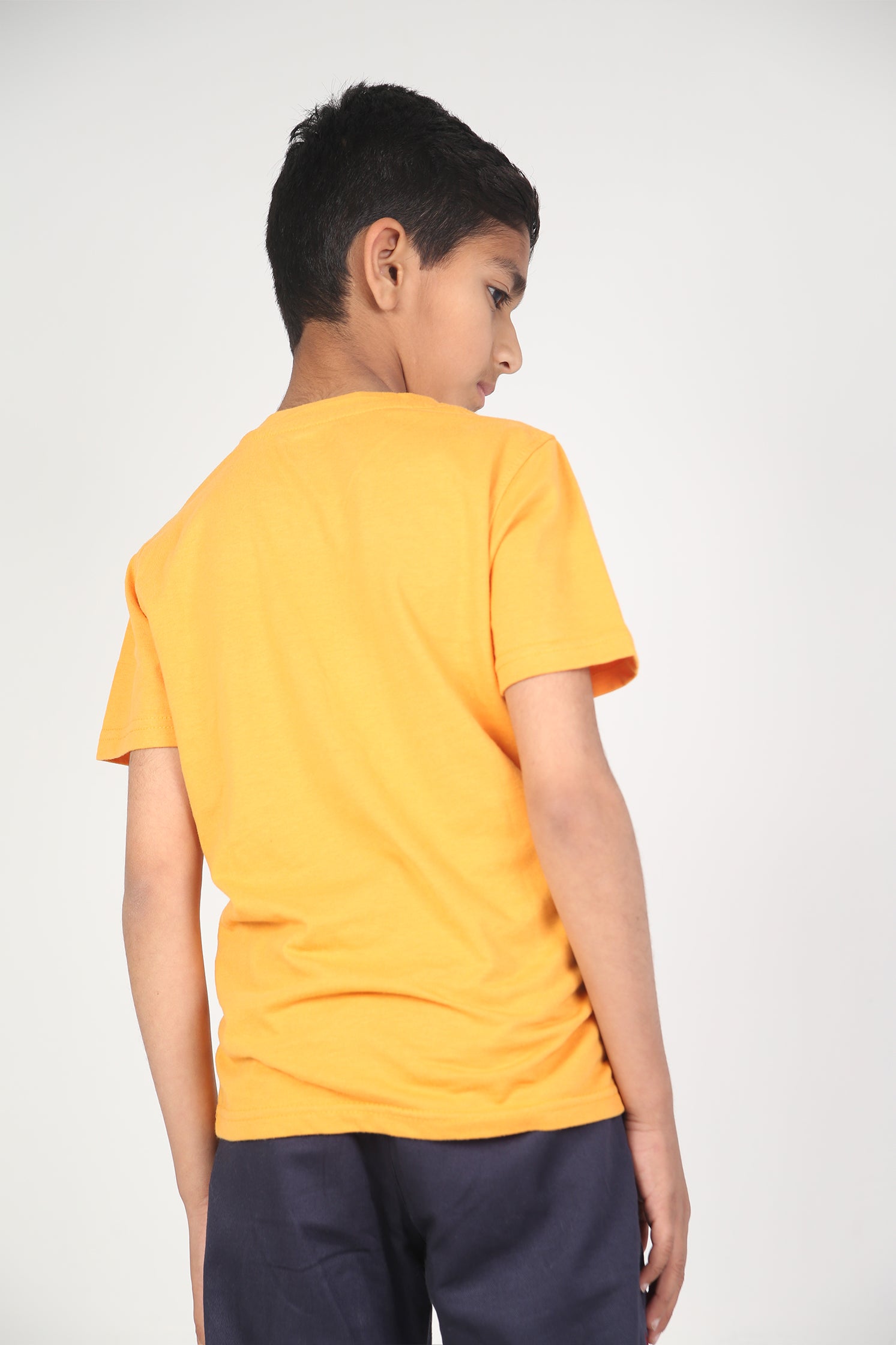 BOY'S T-SHIRT MIMOSA WITH METALLIC GRAPHIC PRINTING