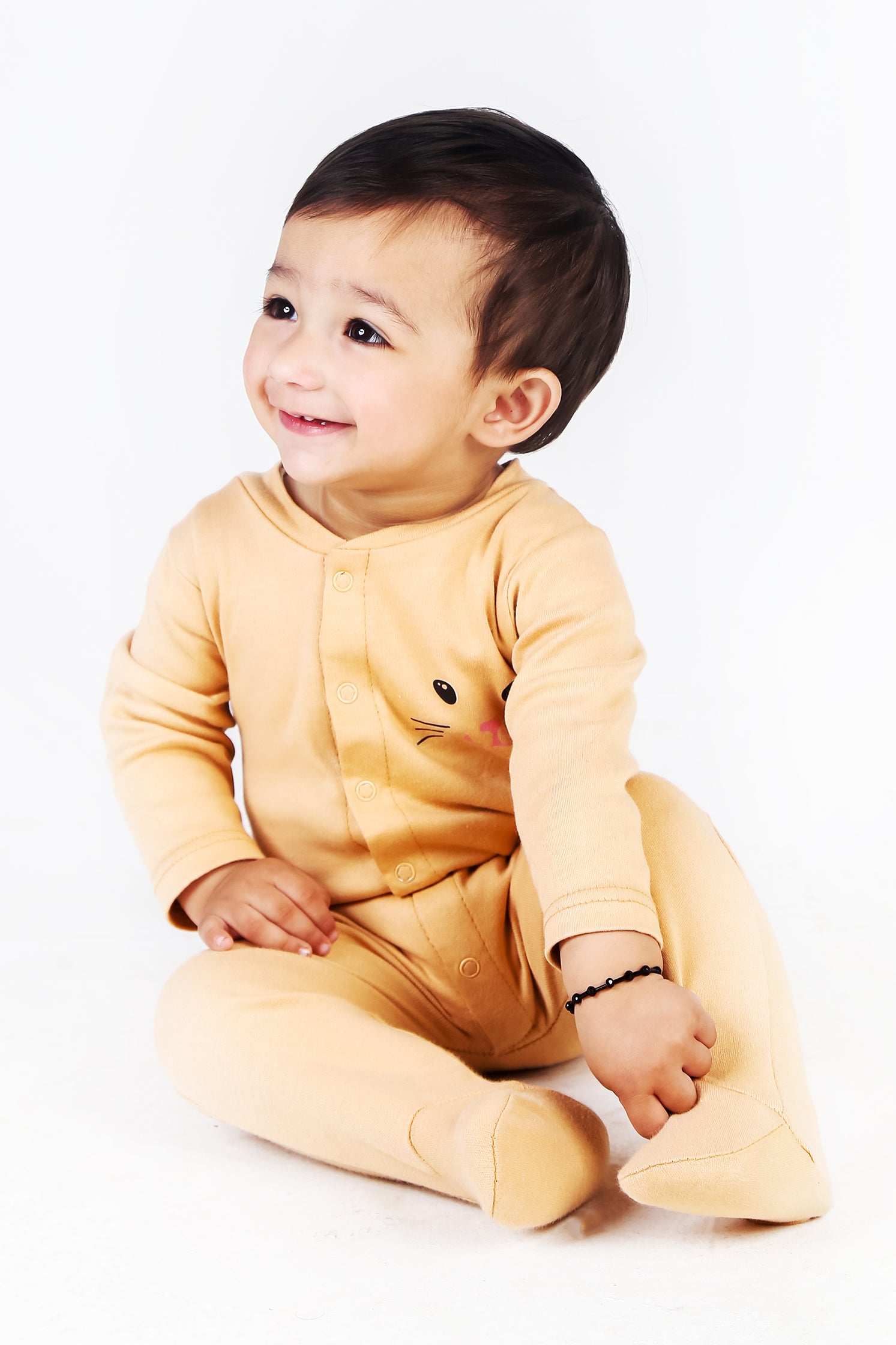 UNISEX BABY WARM APRICOT COLOR ROMPER | JUMPSUITS | BODYSUITS
