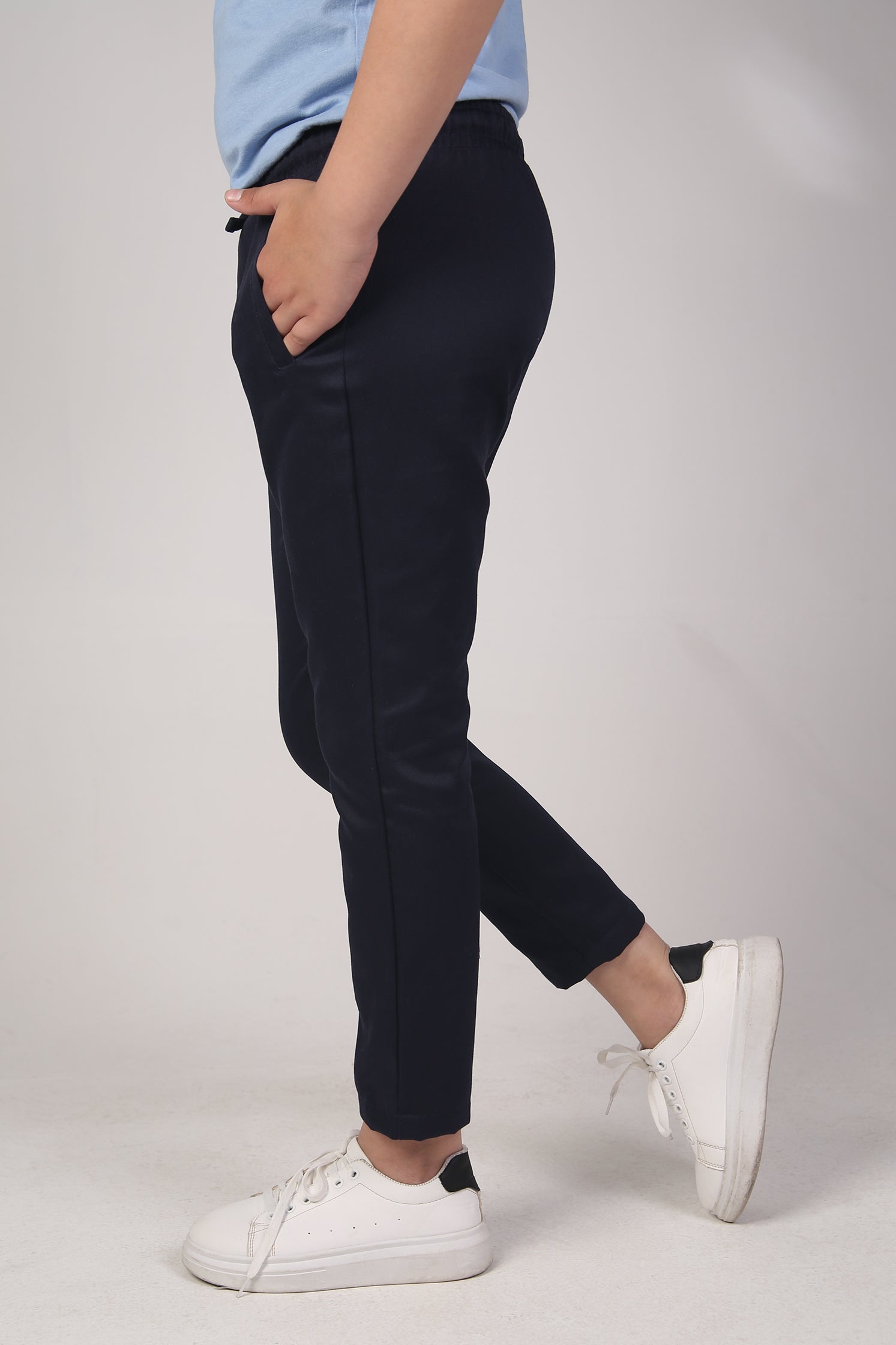 BOY'S DARK BLUE CHINO PANT