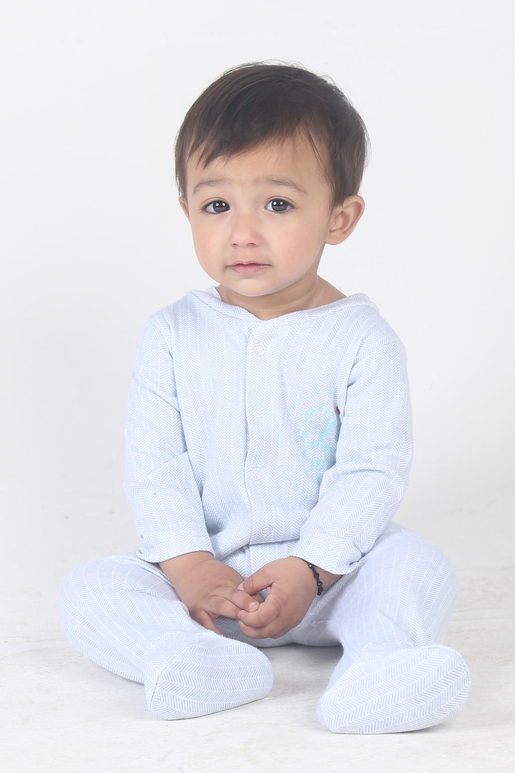 UNISEX BABY PASTLE BLUE COLOR ROMPER | JUMPSUITS | BODYSUITS