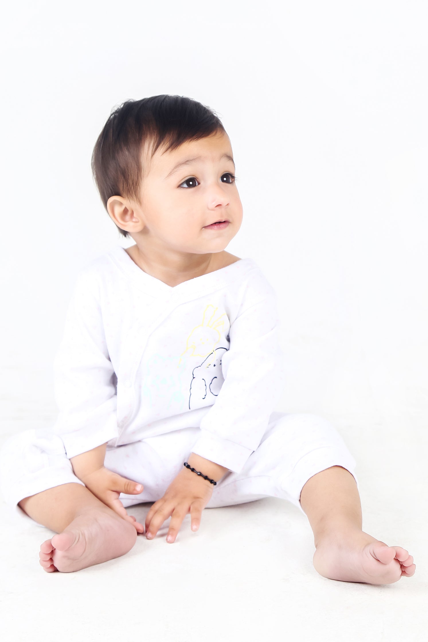 UNISEX BABY WARM WHITE COLOR ROMPER | JUMPSUITS | BODYSUITS