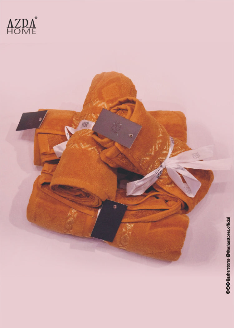 LUXURY BATH TOWEL-CAMEL COLOR 100% COTTON