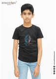 KIDS T-SHIRT MONSTER BLACK