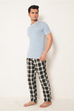 MEN'S PJ NIGHT SUIT SKY BLUE