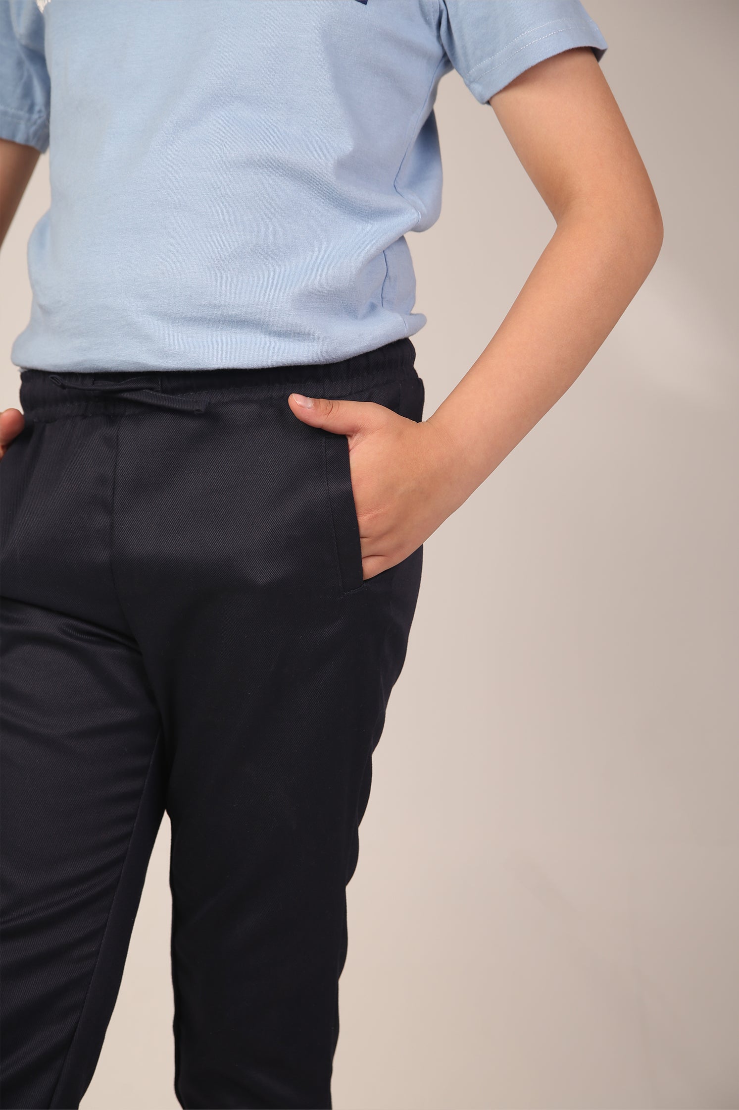 BOY'S DARK BLUE CHINO PANT