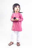 KIDS SHALWAR KAMEEZ PINK WITH EMB