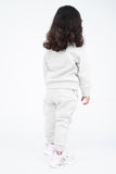 KIDS WHITE JOGGER SET