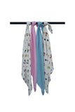 ESSENTIALS MUSLIN SWADDLE BLANKET PACK OF 4