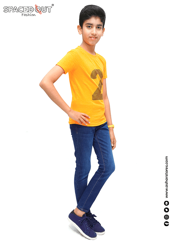 KIDS T-SHIRT TWO ORANGE