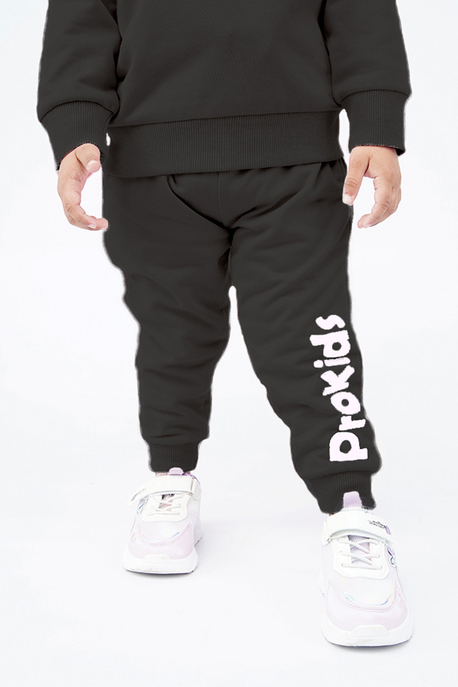 KIDS BLACK JOGGER SET