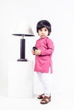 KIDS SHALWAR KAMEEZ PINK WITH EMB