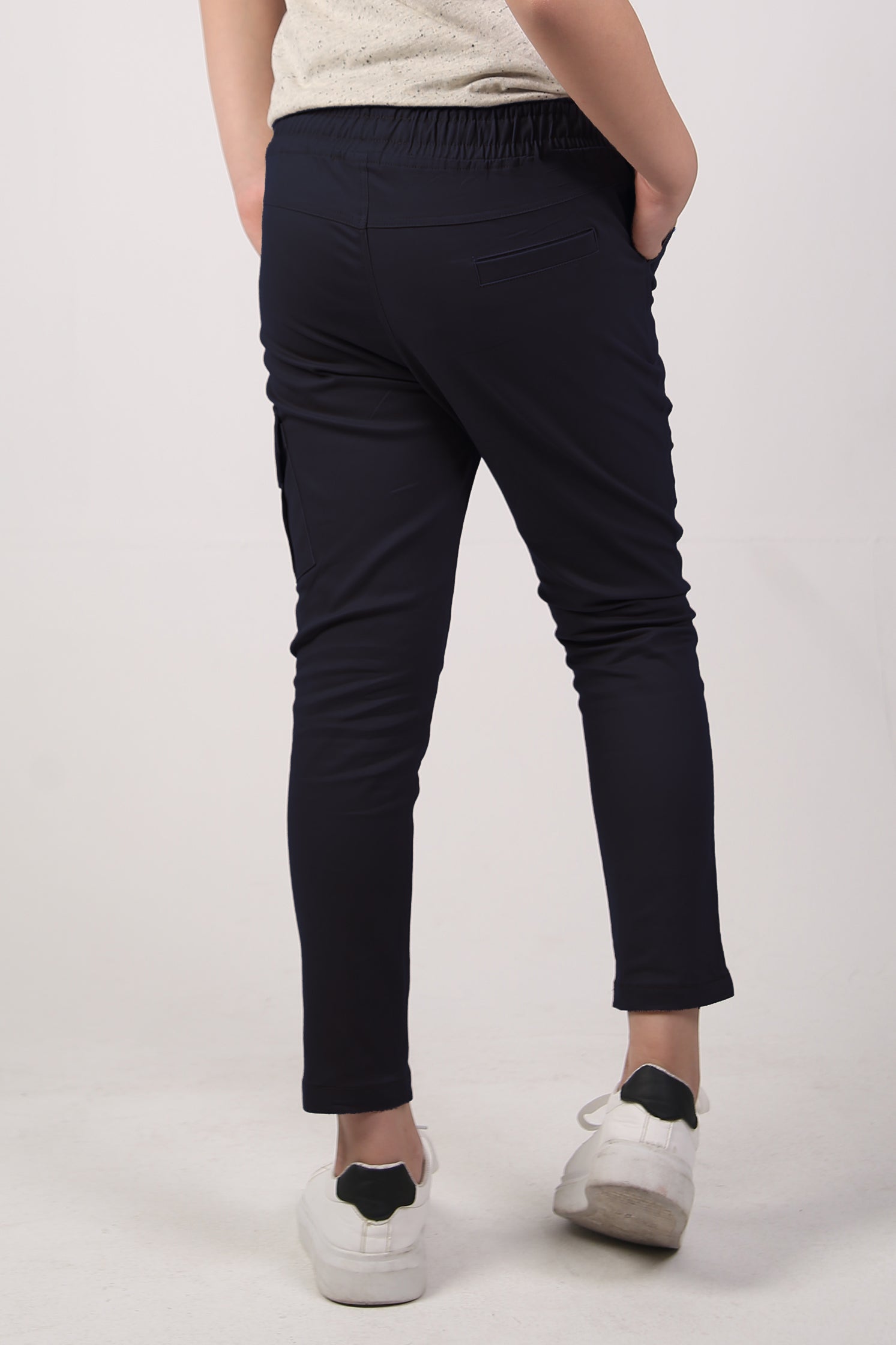 BOY'S NAVY BLUE CHINO PANT
