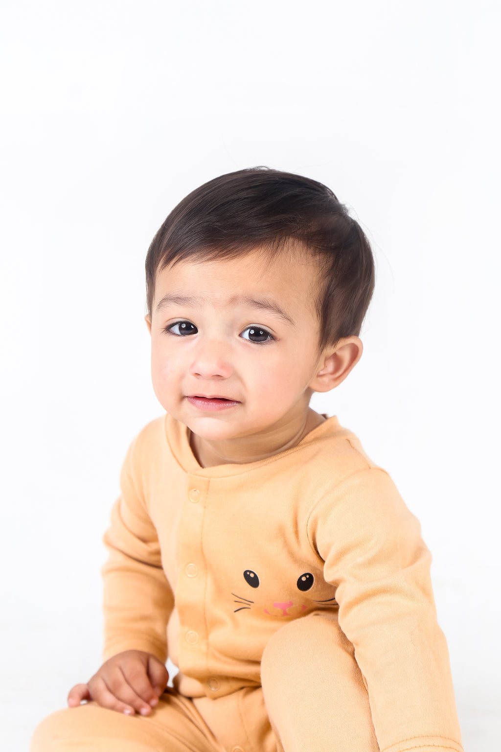 UNISEX BABY WARM APRICOT COLOR ROMPER | JUMPSUITS | BODYSUITS