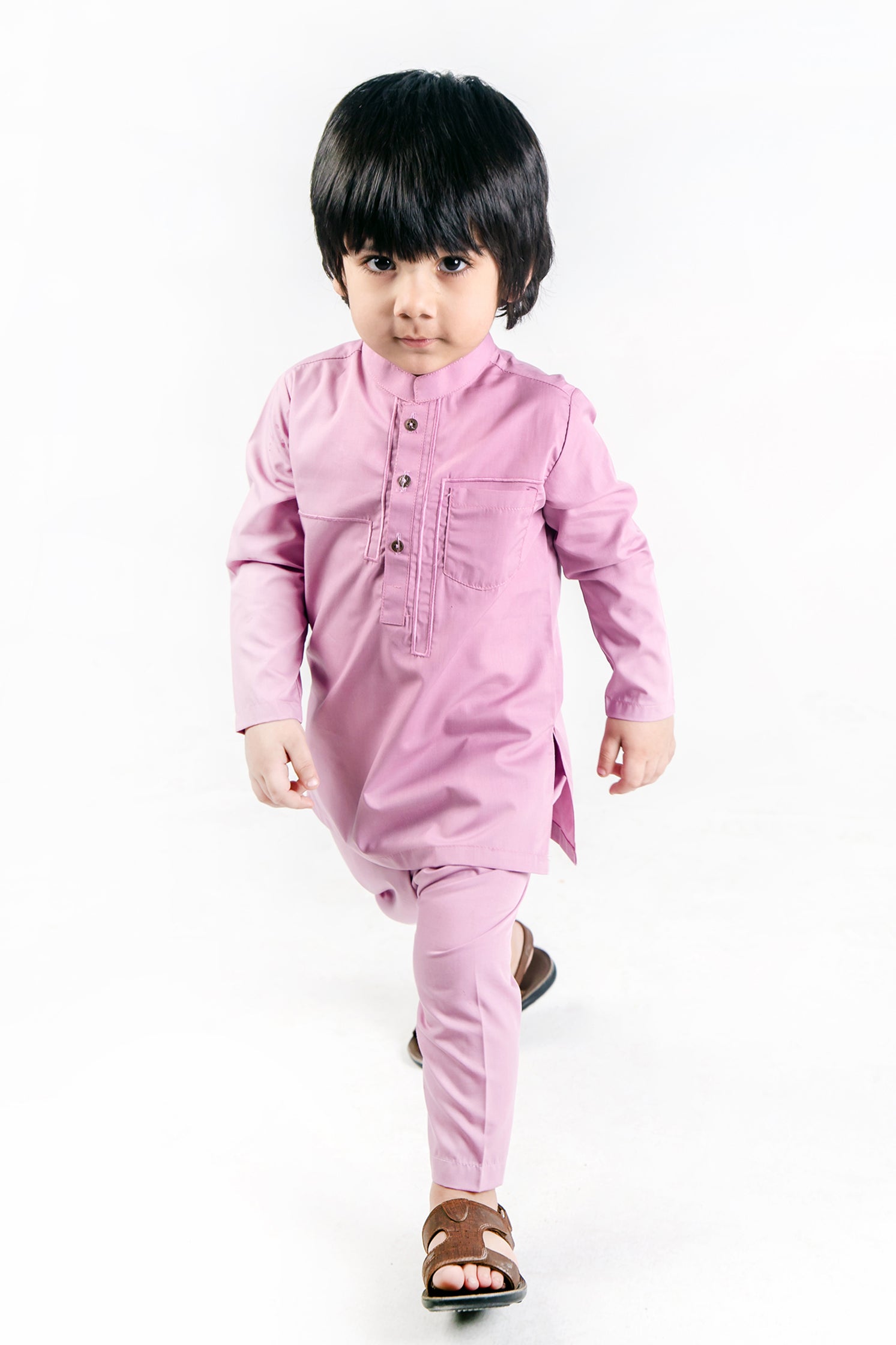 KID'S SHALWAR KAMEEZ PINK EMB
