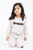 KIDS WHITE JOGGER SET