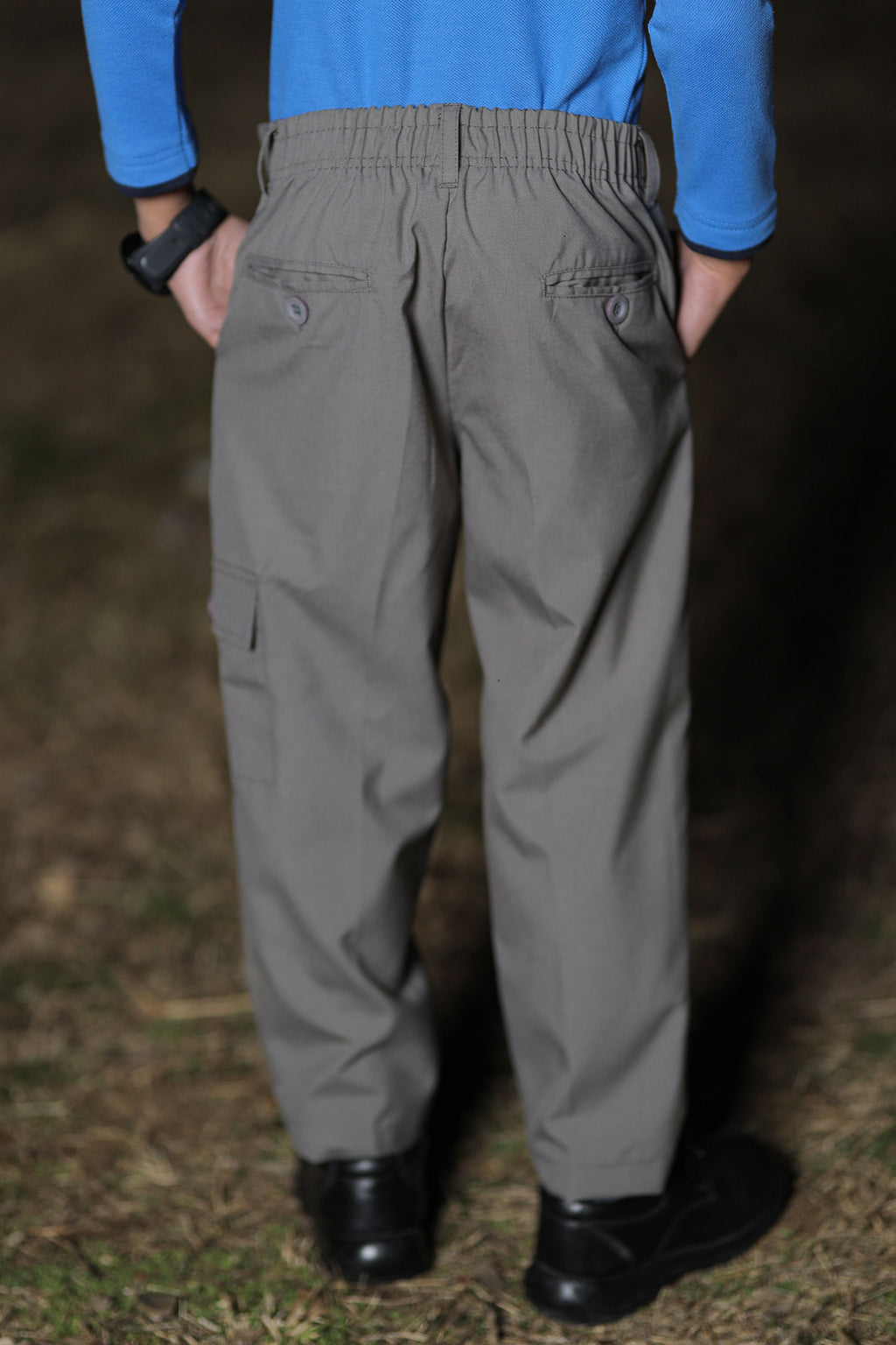 PANT GREY FOR BOYS LENGTH (AIR FOUNDATION)