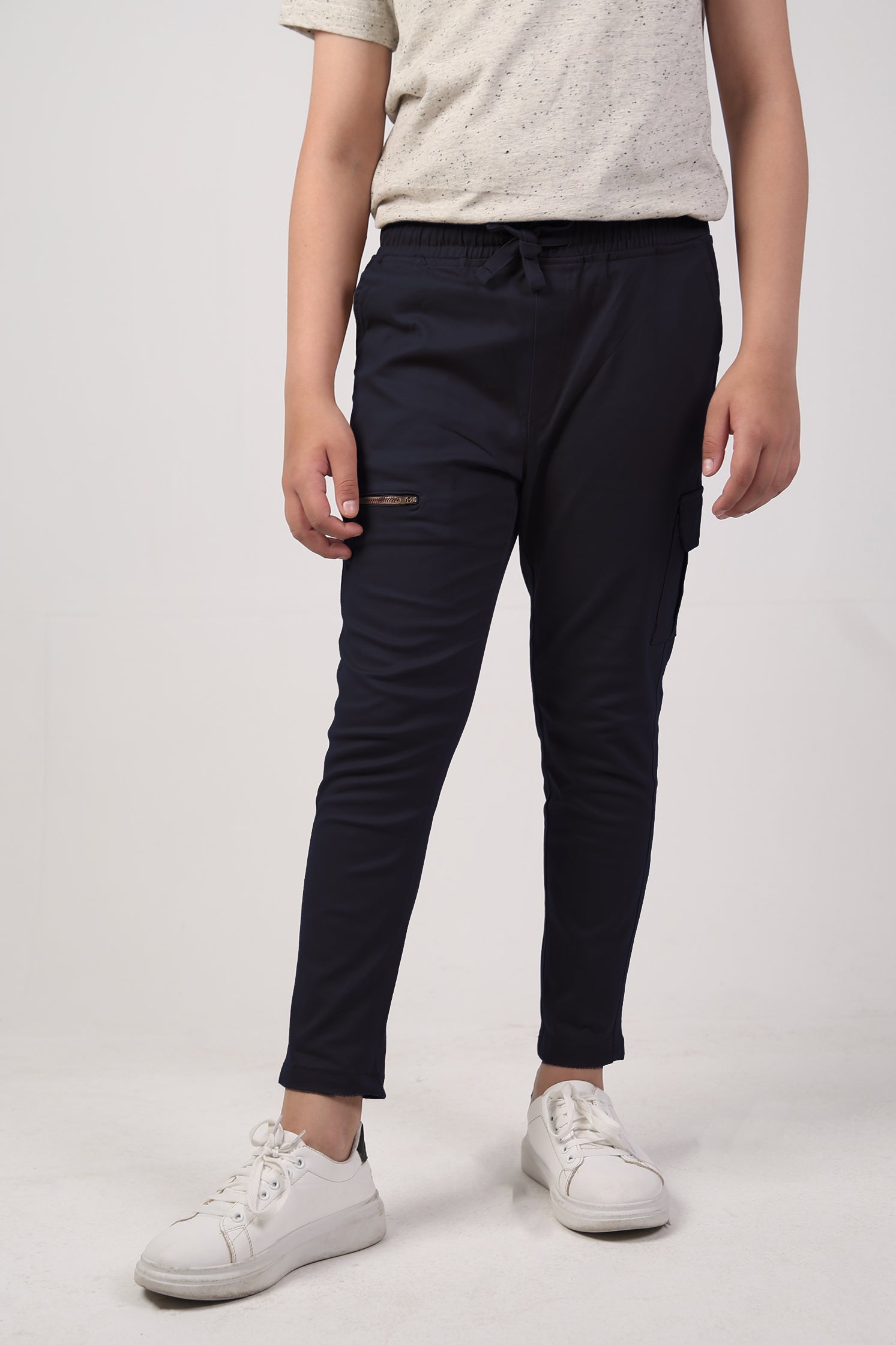 BOY'S NAVY BLUE CHINO PANT