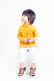 KIDS SHALWAR KAMEEZ YELLOW WITH EMB