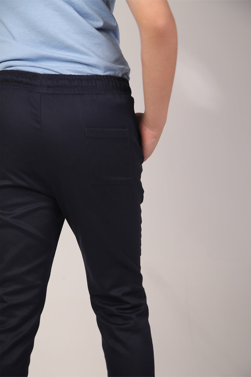 BOY'S DARK BLUE CHINO PANT