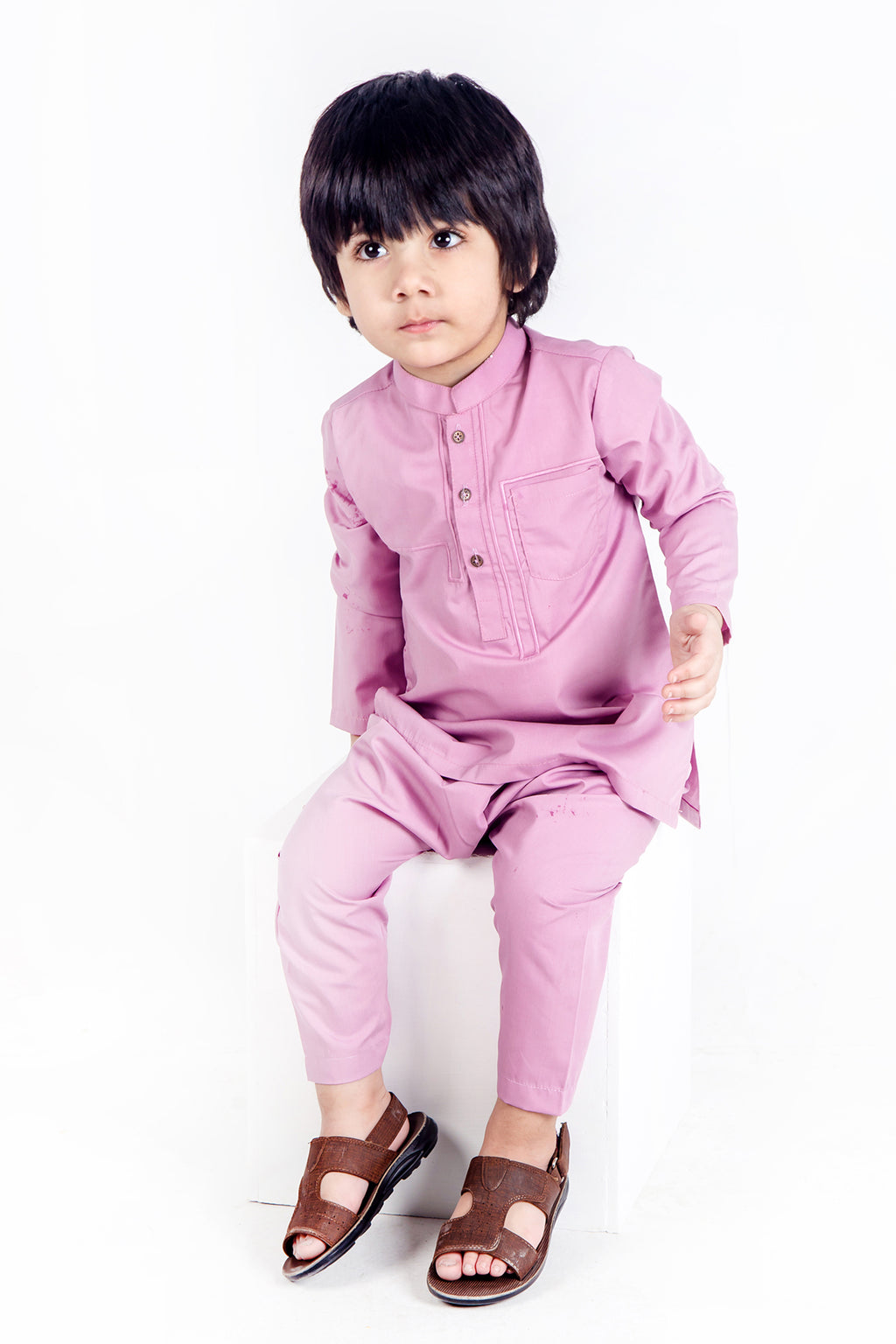 KID'S SHALWAR KAMEEZ PINK EMB