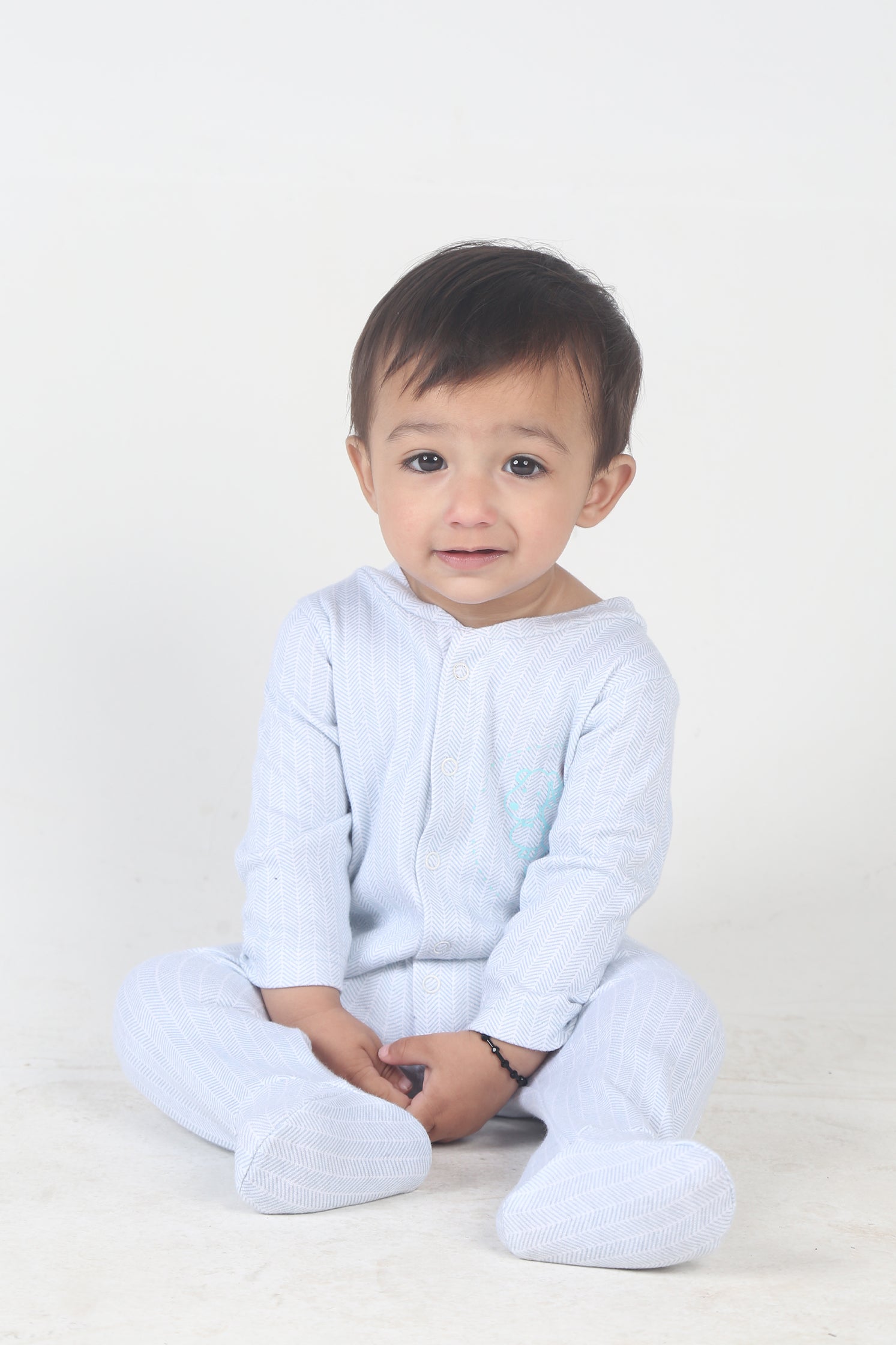 UNISEX BABY PASTLE BLUE COLOR ROMPER | JUMPSUITS | BODYSUITS