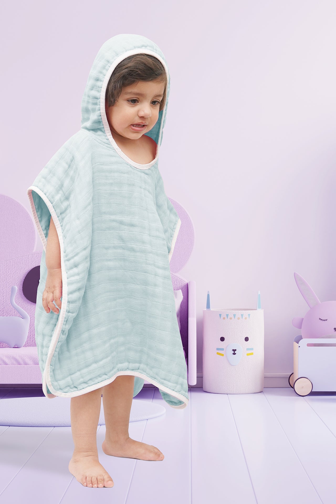KID'S HOOD TOWEL FEROZI WITH EMB